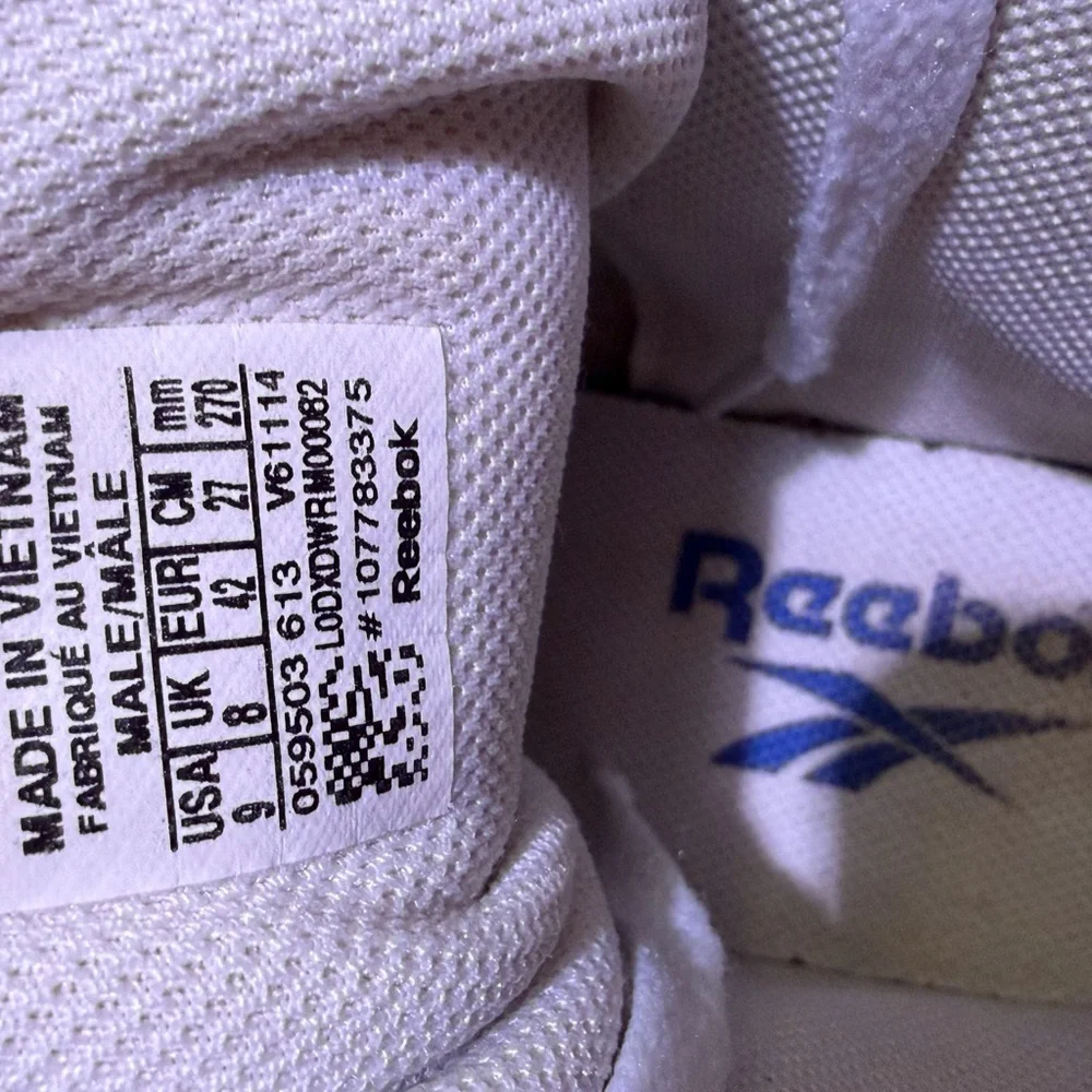 Reebok Classic Blue and White Sneakers - Picture 6 of 6